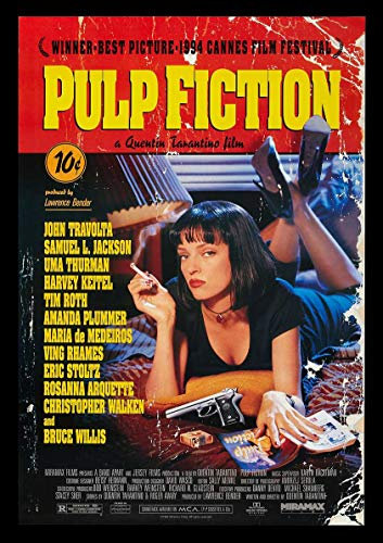 My Little Poster Post Pulp Fiction Film Kunstplakat Wand