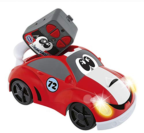 Chicco Johnny Coupe Kinder-Funkauto mit 4-Wege-Fernbedienung und Johnny Coupe Racing, Mehrfarbig, 4M+