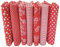 Egurs 7 stücke Rot Stoffpakete Baumwollgewebe Patchwork Stoffe Baumwolle Tuch DIY Handgefertigte Nähen Quilten Stoff Baumwollgewebe 25 * 25