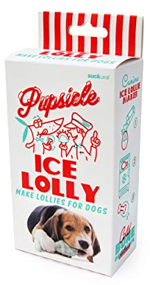 Suck UK Pupsicle | Moule à sucettes glacées pour chien | Jouets à mâcher | Accessoires pour chien | Mangeoire lente pour chiens | Moule à sucettes glacées en silicone | Friandises pour chien | Glaçons