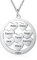 Collier Prenom Arbre de Vie Argent Aollier Cœur avec Prenom Personnalisé Gravé de 1 à 9 Noms pour Mère Grand-mère