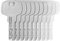 GERCAR Lot de 20 clés de rechange pour cylindres à bouton et double entrée de 60, 70, 80, 90 mm, clé supplémentaire, fermeture identique/différente, pour serrurier (20 pièces)