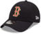 New Era Boston Red Sox Cap Kappe gebogener Schirm Verstellbarer Strapback-Verschluss Baseball Fanartikel Marineblau - One-Size
