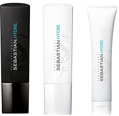 SEBASTIAN PROFESSIONAL HYDRE Vorteils-Set – Feuchtigkeitsspendendes Shampoo (250 ml), Conditioner (250 ml) & tiefenwirksame Haarmaske (150 ml) – Feuchtigkeit & Pflege