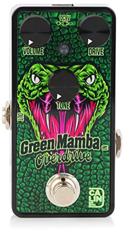 Caline G002 Green Mamba Overdrive Pedal Mid-Rich Vintage Voiced Overdrive Guitar Effect