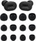ALXCD Ear Tips Compatible with JBL Tune 130NC TWS in-Ear Earbuds, 6 Pairs S/M/L Sizes Replacement Soft Silicone Earbud Tips Eartips, Compatible with JBL Tune 130NC TWS, Black
