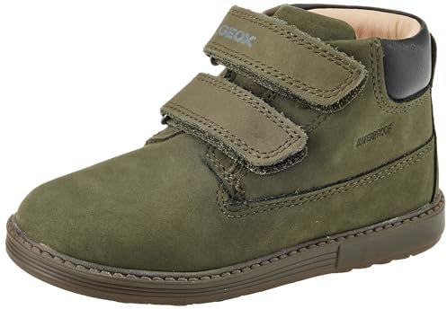 Geox B HYNDE BOY WPF, Barco Ankle para Bebé-Niños, DK GREEN, 25 EU