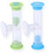 DGN Toys Sanduhren mit Saugnapf | Eieruhren |2 er Set | 2 min. Countdown |Sanduhr fürs Zähne Putzen für Kinder | Schule | Kita | Büro | zahnputzuhr | (Blau/Grün)