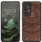 kwmobile Hülle kompatibel mit Xiaomi 12T / 12T Pro Hülle - Holz Case - Handy Cover - TPU Handyhülle in Dunkelbraun Indische Sonne