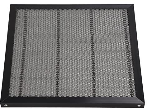 Asixxsix Honeycomb Arbeitstisch, 400x400mm schnelle Wärmeableitung Honeycomb Bett Aluminiumlegierung Honeycomb Arbeitsplatte für Lasergravierer, CO2-Gravierer Schneidmaschine