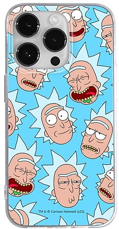 ERT GROUP mobile phone case for Iphone 14 PRO original and officially Licensed Rick and Morty pattern Rick & Morty 015 optimally adapted to the shape of the mobile phone, case made of TPU