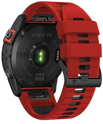 AISPORTS Compatible con Garmin Epix Pro Gen 2 51mm Correa Silicona, Correa de Reloj de Ajuste rápido de 26mm Correa de Repuesto Suave y Transpirable para Garmin Descent MK1/MK2/MK2i/Instinct 2X Solar