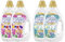 WEISSER RIESE Gel-Set 4x 22 Waschladungen (88WL) Aromatherapie 2x Color Orchidee & 2x Universal Lotus, mit Good Mood-Duft für unwiderstehlich duftende & strahlend saubere Wäsche