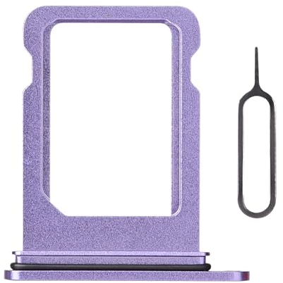 Risidamoy Single SIM Card Tray Purple US Version for iPhone 12 Mini Replacement Sim Card Tray Holder Adapter with SIM Ejector Mobile Phone Repair Replace for iPhone 12 Mini A2176 A2398 A2399 A2400