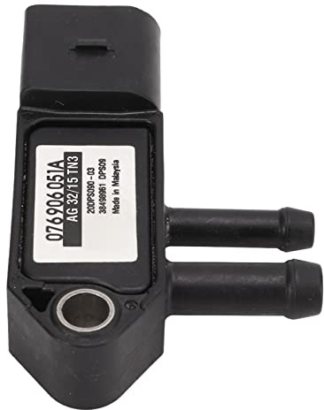 Yosoo Health Gear DPF Sensor, Differenzdrucksensor, 3-poliger Stecker, 076906051A, kompatibel mit A3, S4, S6, DPF Überwachung, Automotive