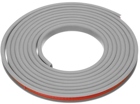 sourcing map U-Shape Edge Banding, 9.8ft x 9mm TPE Self-Adhesive Veneer Edging, Plywood Edge Trim Flexible Furniture Edge Protector for Countertop Cabinet Shelf Repair Restoration (Grey)