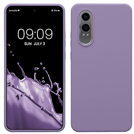 kwmobile Handyhülle für OnePlus Nord CE 4 Lite 5G Hülle - Case Silikon - Kabelloses Laden - Schutzhülle Cover in Veilchen Lila