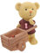 ANDRESLAD 1stk Blumentopf Outdoor-Statue Figuren Wohnkultur Pflanzgefäße Für Zimmerpflanzen Anlage Outdoor-Pflanze Blumendekor Blumentöpfe Im Freien Outdoor-dekor Bärenstatue Harz Khaki