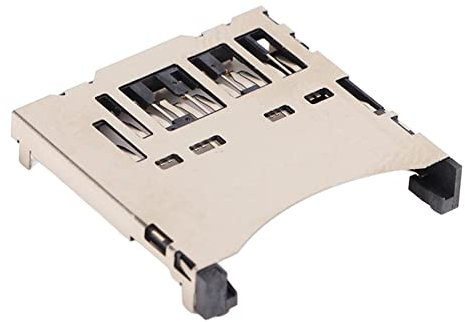 Memory Card Slot,Digital Memory Card Slot Holder Metal Memory Card Slot Replacement Part for D3200 D5200 D600 D610 Digital Camera Repair Part