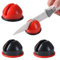 Manual Knife Sharpener, Small Knife Sharpener, Universal for All Knife Types, Tungsten Steel Blades, Non-Slip Base, Practical Kitchen Aid