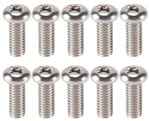 Kueohse 10 Pieces Computer TV LCD Monitor Stand Bracket Mounting Screw M4x10mm