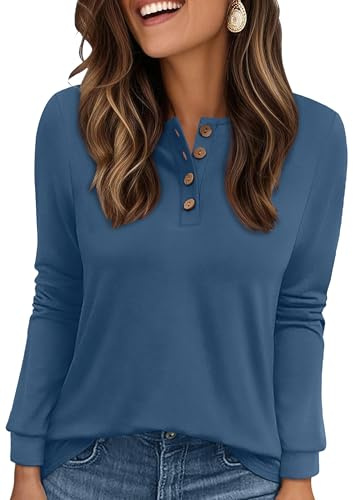XIEERDUO Fleece Womens Blouses Thermal Fall Outfit Business Casual Tops Long Sleeve Sweatshirt Teacher Shirts