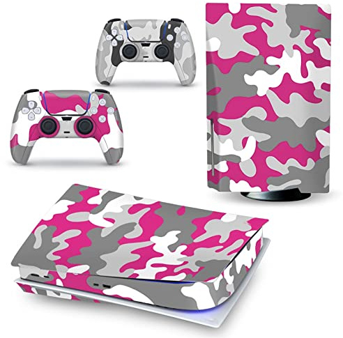 Kein Schäumen Blasenfrei Anime Aufkleber Skin Für PS5 Disk Edition Konsole Und 2 Controller Vinyl Cover Skins Wraps, Blasenfrei, Langlebig, Kratzfest 49099