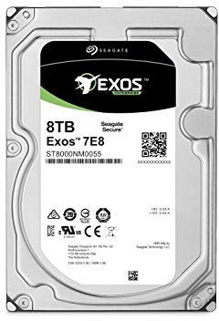 Seagate ST8000NM0055 - Disco duro (3,5, SATA 6 Gb/s, 8TB, 7200RPM, 256 MB, 24/7, sensor R/V (reacondicionado)