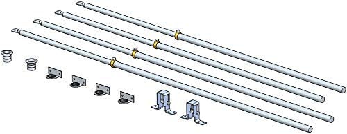 kit accessori e aste per serratura a spranga BSP3