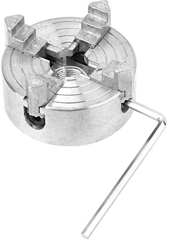 Oumefar 4-Backen Drehfutter 4 Backenfutter Z011A Chuck Metal Drehfutter selbstzentrierende Drehfutter Ersatz-Drehfutter werkzeuge Mini Size 65mm Outside Diameter