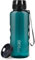 720°DGREE Gourde 1,5l “uberBottle“ +Tamis à Fruits, crystalClear - Sans BPA, Anti-fuite - Bouteille d'Eau XL - Water bottle, Bidon idéale pour Sport, Gym, Randonnée, Camping, Université, Yoga, Travail