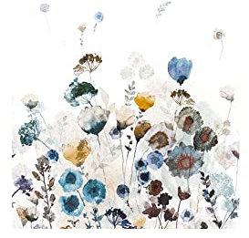 HOME FASHION Serviette Aquarell Wiese 5 oder 20 Stück 20 Stück