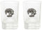 Gamekeepers Cottage gifts Tree of Life Pair of Shot Glasses Crystal Cut Tot Party Gift 515