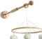 Promise Babe Baby Mobile Halterung Holz für Wand Montage, Babyzimmer Kinderzimmer DIY Baby Mobile Halter Gestell Stange Natur Holz Wand Deco für Aughängung Mobile Spieluhr Windpsiel Wall Design Holder