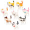 Guichangkai Katzen Stifthalter 8Pcs Realistische Katzenfiguren,Katzen Stifthalter,Funny Cat Holder Mini Cat Figure,Stifthalter,