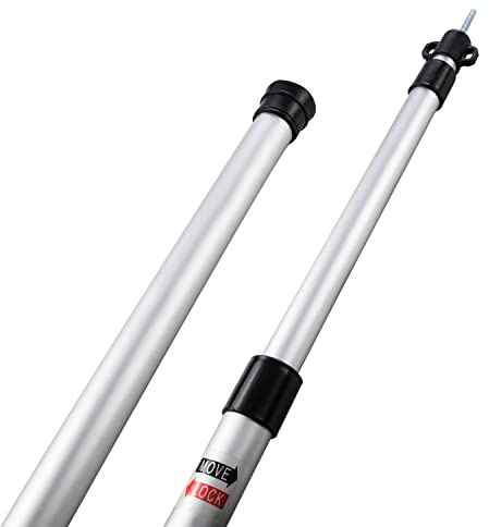 Alu Zeltstange Vorzeltstange Spitze Teleskopstange Tarpstange