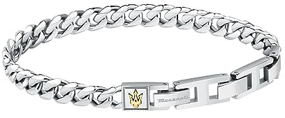 Maserati Iconic Herren Armband aus Stahl, IP YG - JM422AVD09