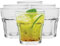 TREND FOR HOME Verre a Eau Lot de 6 Verres à Cocktail 280 ml Verres à Whisky Verres à Eau Gobelet Cafe Verre a Punch Verre a Cocktail Gobelet Transparent Petit Verre en Verre | H: 9.5 cm | Alva