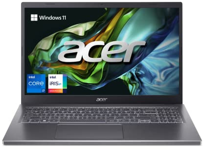 acer Aspire 5 15 Slim Laptop | 15,6 FHD (1920 x 1080) IPS |Core i7-1355U | Intel Iris Xe Graphics | 16GB LPDDR5 | 512GB Gen 4 SSD | Wi-Fi 6E | USB4/Thunderbolt 4 | Backlit KB | A515-58M-7577 0