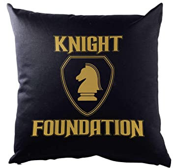 Urban Backwoods Black Knight Foundation Logo Kissen Dekokissen