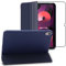 ebestStar - Cover per iPad 10.9 (2022) Apple, Custodia Silicone Protezione Flip Magnetica, Slim Case Sottile, Blu scuro + Vetro Temperato