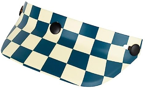 Navna 3 Druckknopf Helmvisier Universelles Winddichtes Flip Windschutz Motorradzubehör Für Motorräder Mit Offenem Gesicht Helmschild Linsenreiniger Für Brillen 3 Druckknopf Motorradhelmvisier