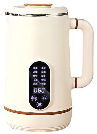 COYOUCO Soy Milk Maker, Nut Milk Maker, Automatic Almond Milk Maker 800Ml Soy Milk Maker with Keep Warm/Self-Cleaning,White