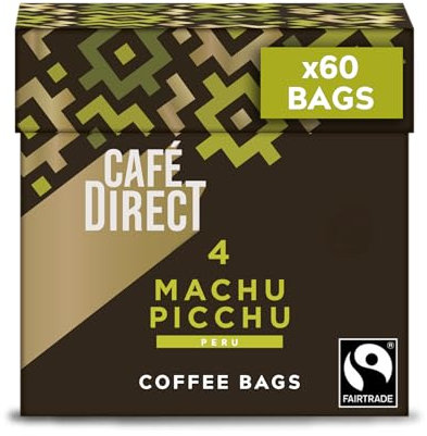 Cafédirect Coffee Bags Machu Picchu 10 x 7g (Pack of 6)