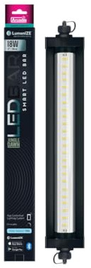Arcadia LumenIZE Jungle Dawn LED Bar 12 Long 18 Watts High Lumen Output – Smart LED Light Bars for Indoor Reptiles Terrariums, Plants and Bioactive Setups, Long Lasting Easy to Use Natural Lighting