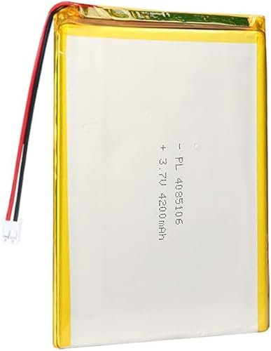 3.7V 4200MAH 4085106 Batterie De La Batterie LIPO Batterie De Polymère Lithium Rechargeable avec Le Connecteur JST