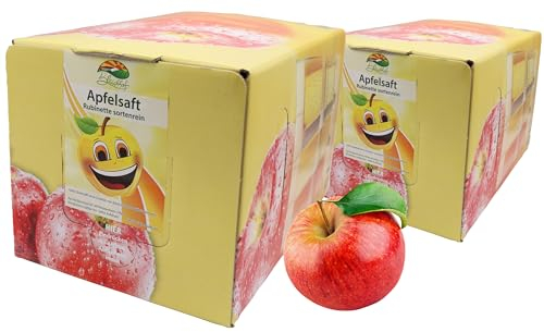 BLEICHHOF® Apfelsaft Rubinette - Direktsaft, vegan, Bag-in-Box (2x5l)