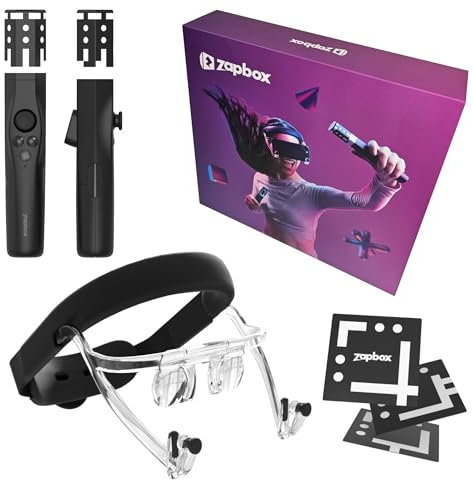 Zapbox Casque VR et MR avec manettes pour iPhone
