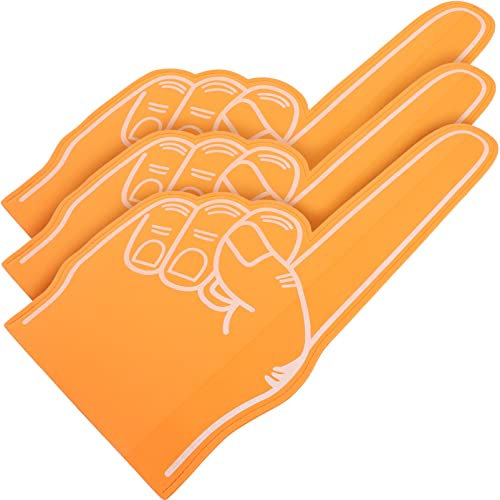 KOMBIUDA 3 Stück Schaumstoff Finger Gruppengeist Artikel Geräuschmacher Dekorativ Cheer Schaumstoff Fingerschaum Finger Für Sportveranstaltungen Partyzubehör Sport Fan Finger