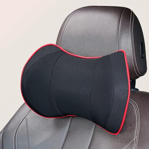 REAGAR Auto Nackenkissen Für VW Golf 8 MK8 VIII 2020, Autositz Kopf Nackenstütze Kopfstütze Atmungsaktiv Kissen Stoßdämpfung Anti Müdigkeit Auto Decor Zubehör,A-1